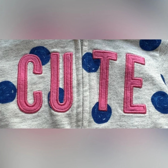 Carter’s | infant girl CUTE polka dot hooded jumpsuit. Size: 6M. - Picture 3 of 13